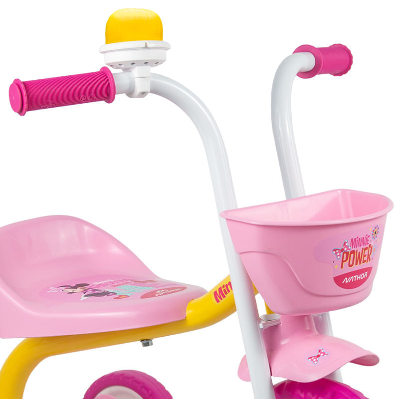 Triciclo Motoca Infantil Menina You Girl Rosa Aro 5 Nathor