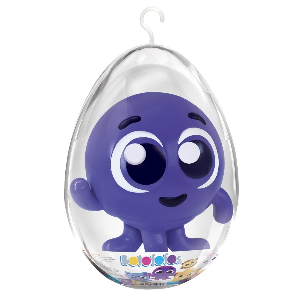 Lider Boneco Pow, Bolofofos, Líder, Vinil, 14 cm, Roxo