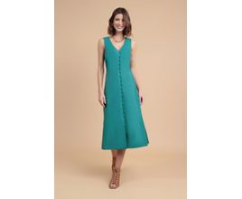 Vestido Fillity Couro Botões 123