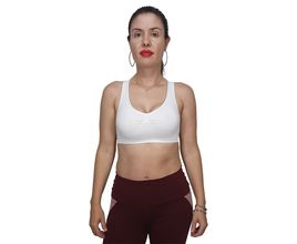 Top Selene Sem Costura Nadador Feminino