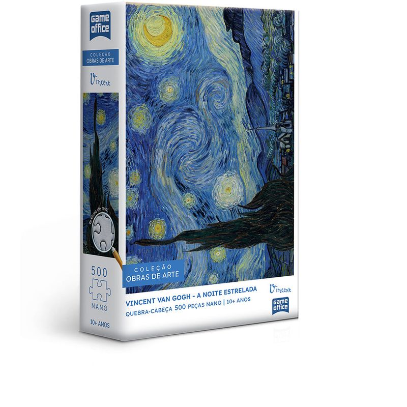 Quebra-Cabeça - Vincent Van Gogh - A Noite Estrelada - 1000 Peças - Game  Office - Toyster - Ri Happy