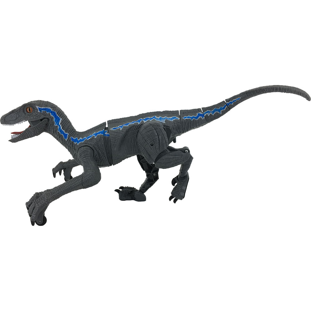 Robo Alive Dinossauro Raptor Dino Action Candide - Loja Zuza Brinquedos
