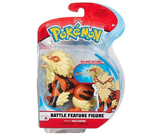 Boneco Pokémon Battle Feature Figure - Deluxe Action - Jazwares