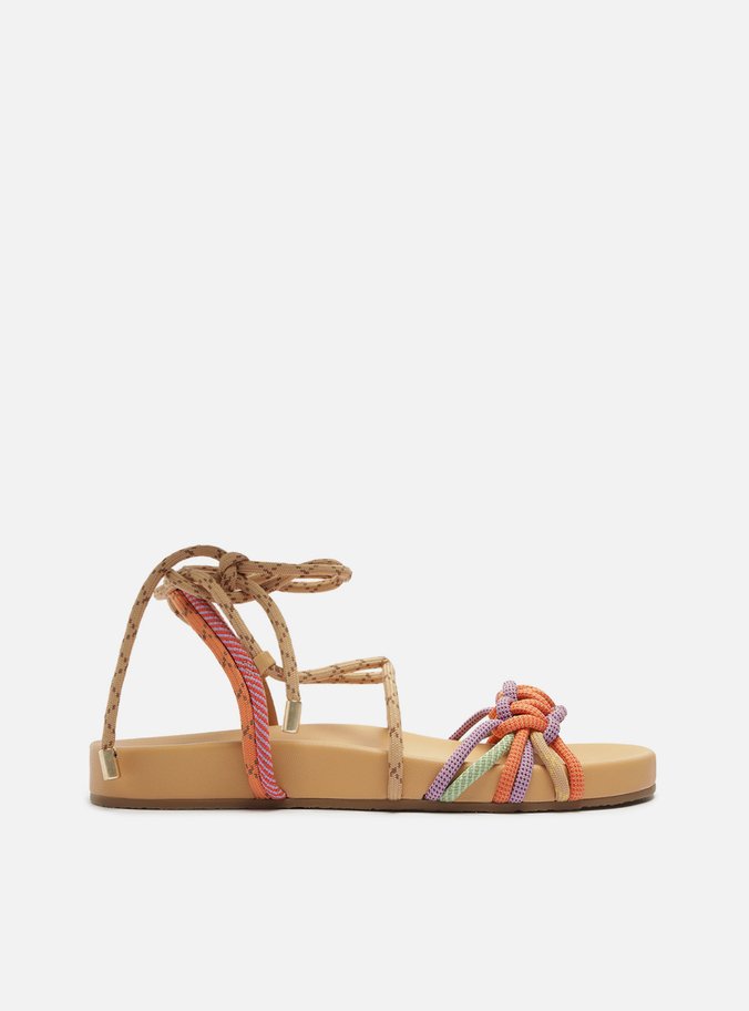 Sand lia Papete Arezzo Flatform Cord o