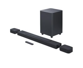 Soundbar JBL BAR1000 7.1.4 Canais com Ponteiras Destacáveis Multibeam Dolby Atmos DTSX 440W e Wi-Fi