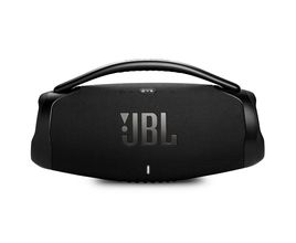 Caixa De Som Bluetooth JBL Boombox 3 Wifi Preta Até 24h de Reprodução À Prova d´água 136W