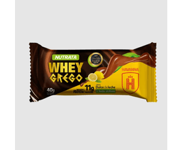 Barra de Proteína Whey Grego de Doce de Leite Havanna com Limão - Nutrata 40g