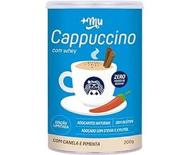 Cappuccino com Whey Sabor Canela e Pimenta Termogênico - +Mu  200g