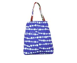 Bolsa Papel Craft Saco 2 Bolsos Lona Estampa Bolota Júlia Fontes