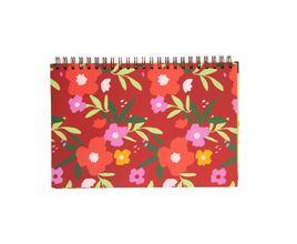 Calendário Papel Craft Bloco Planner G Floral Uva 2024