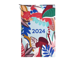 Calendário Papel Craft De Parede Antúrio 2024