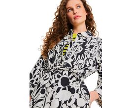 Vestido Est Flower Dots Reversa