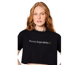 Camiseta Penso Logo Sinto Reversa