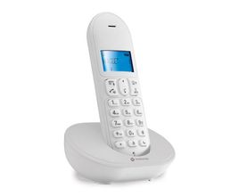 Telefone Dect sem Fio Motorola com Identificador de chamadas e Viva-Voz Branco - MT150W