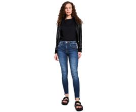 Calça Jeans Nick Mídi Rise Skinny Reversa