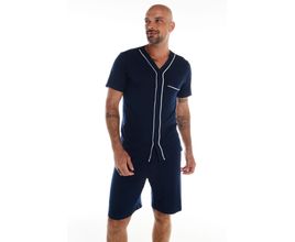 Pijama Jogê Curto Botões Malha Rafael Masculino