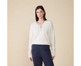 Hoodie Kathie Off White - Trousseau