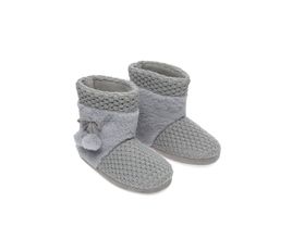 Bota Tricot Jogê Pompom Doméstica