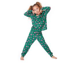 Pijama Jogê Longo Malha Tricot Luna Mini